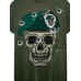 Skull Beret Short Sleeve T-Shirt