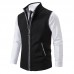 Men's Stand Collar Sleeveless Knitted Fleece Vest (without shirt)07402474X