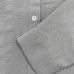 【24-hour shipping out】Men's Cotton and Linen Casual Solid Color Lapel Shirt 31793795X